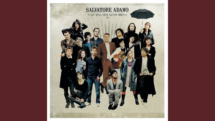 Adamo, Salvatore Adamo and Adrienne Pauly - En Blue Jeans et Blouson d'Cuir