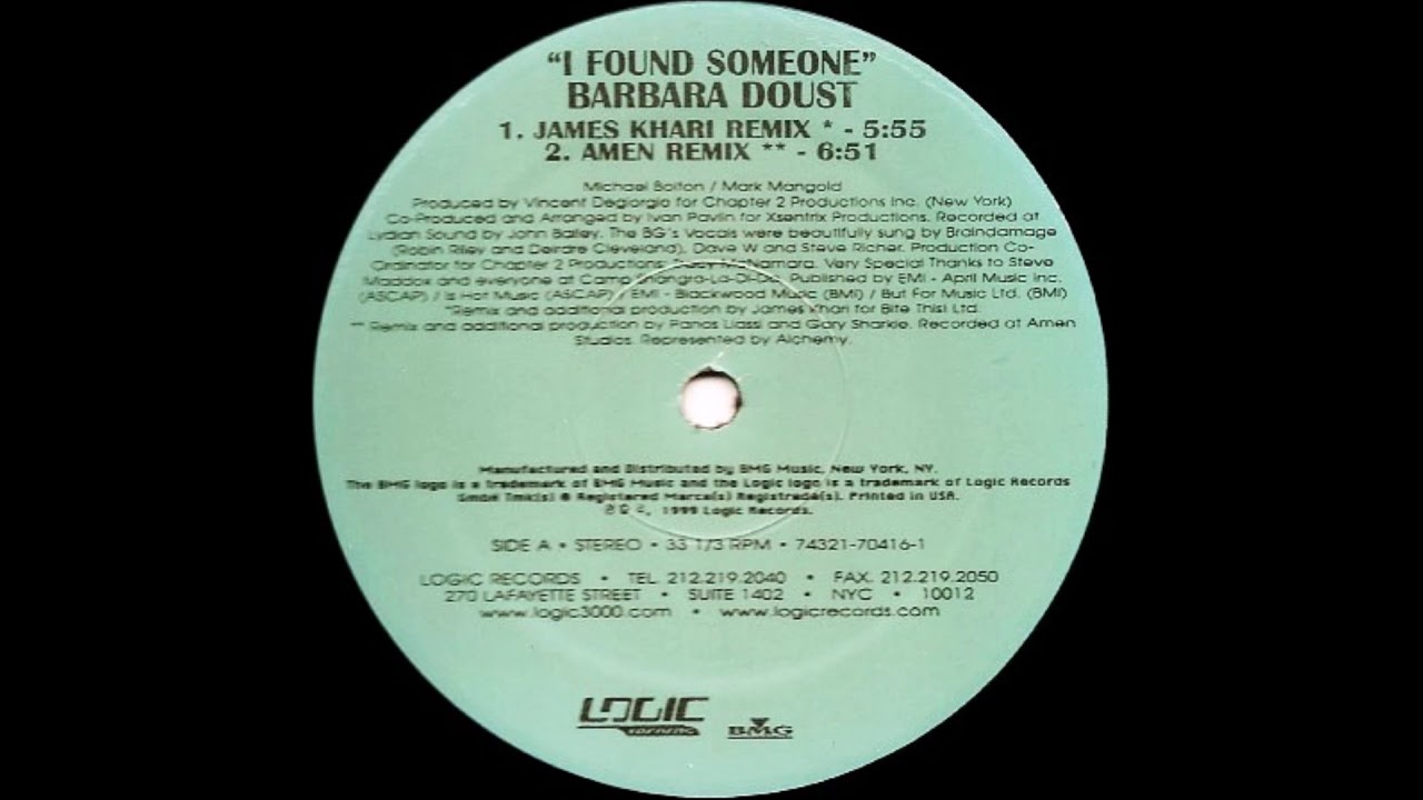 Barbara Doust - I Found Someone