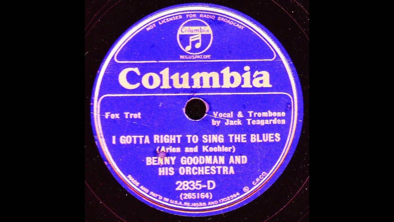 I Gotta Right To Sing The Blues