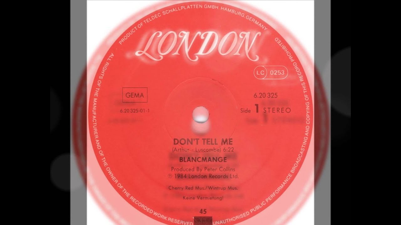 Don't Tell Me - Don't Tell Me