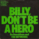 Billy, Don't Be a Hero [Performance Track with Demonstration Vocals] - Billy, Don't Be a Hero [Performance Track with Demonstration Vocals]