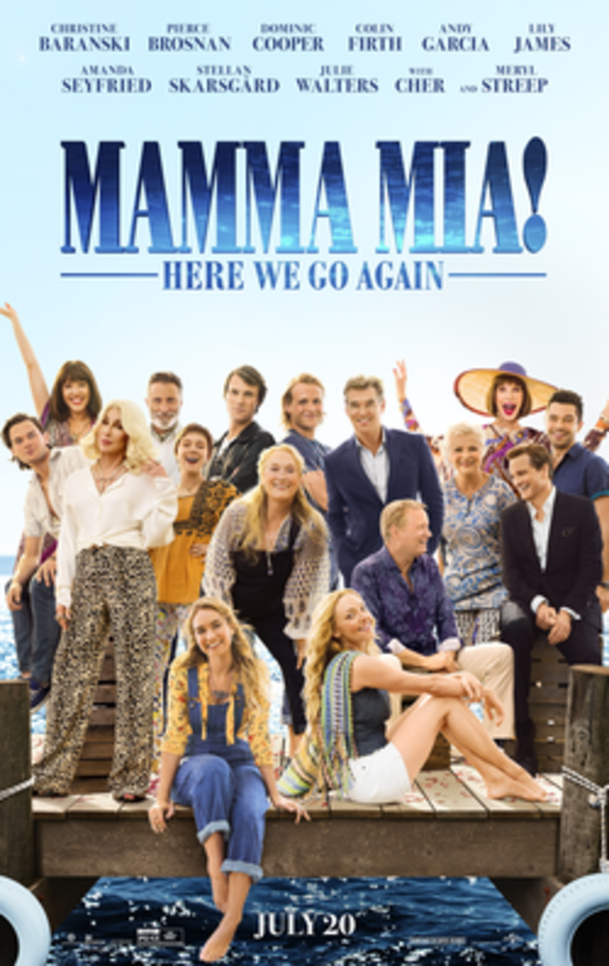 Cast of "Mamma Mia! Here We Go Again"