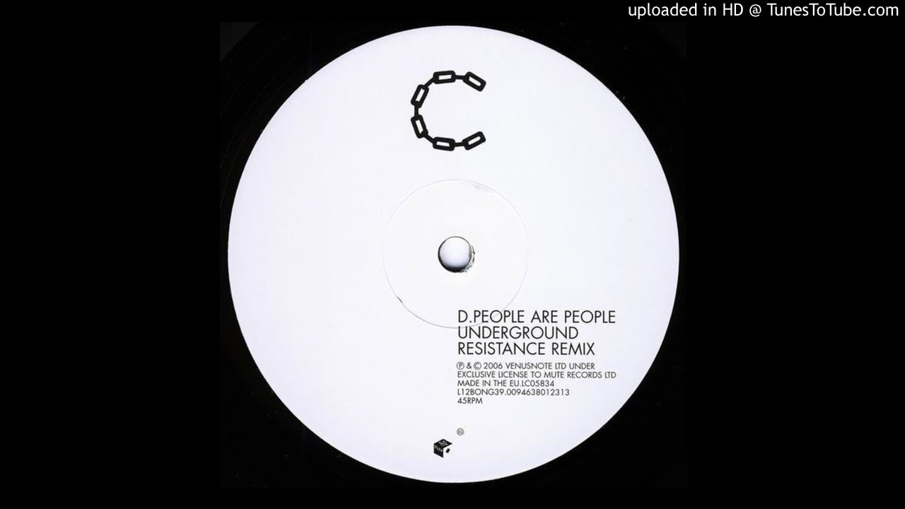 People Are People [Underground Resistance Remix]