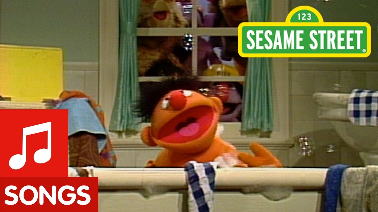 Sesame Street, Ernie, Kevin Clash, Biff, Marty Robinson, Gladys The Cow, Jerry Nelson, Jim Henson, Carroll Spinney, Hoots The Owl, Richard Hunt, The Count, Oscar The Grouch and Telly Monster - Do De Rubber Duck