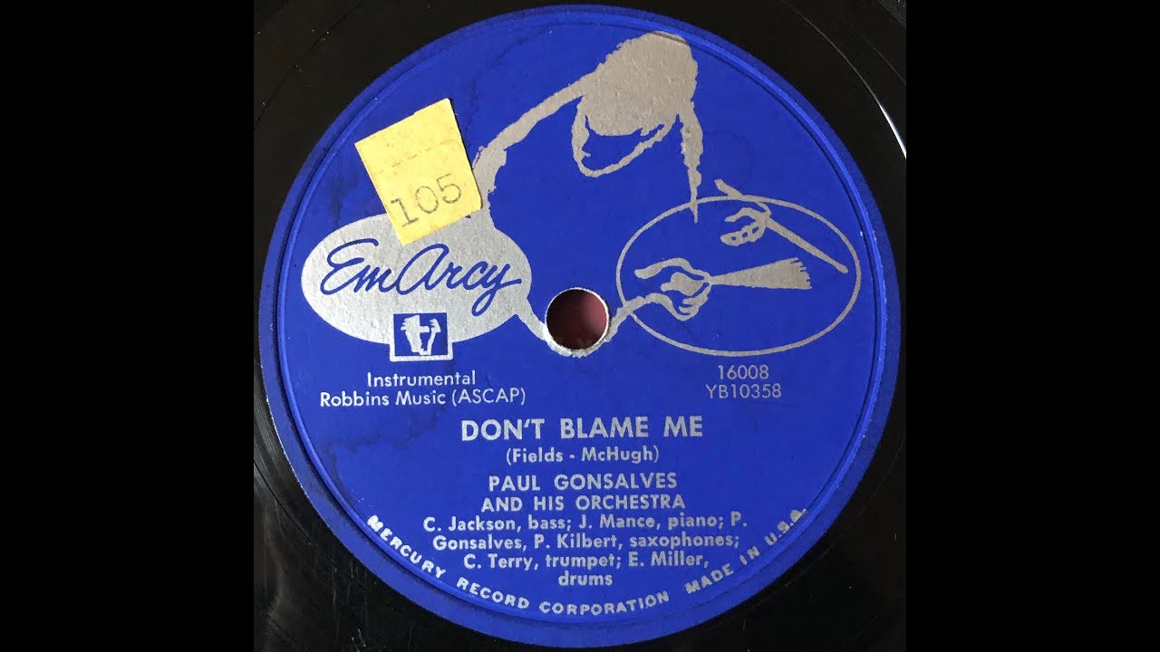 Don't Blame Me