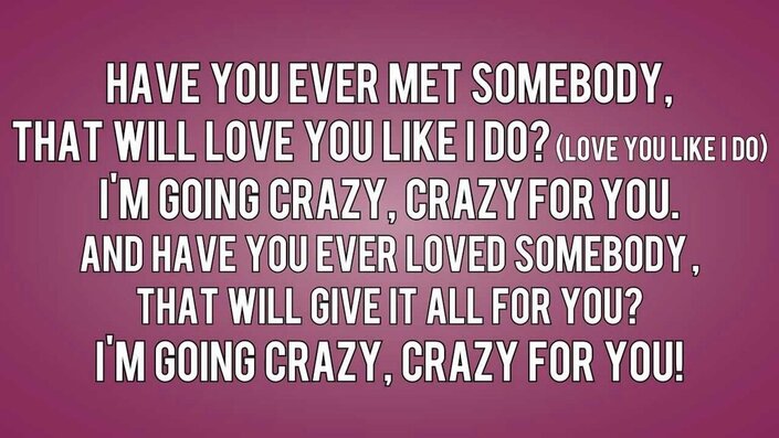 Crazy for You