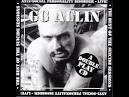 G.G. Allin - Suicide Sessions/Anti-Social Personality Disorder: Live