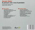 Giorgio Gaber - E Pensare Che C'Era il Pensiero