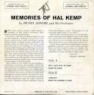 Henry Jerome - Memories of Hal Kemp