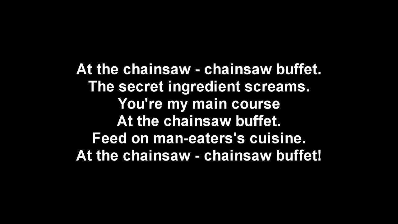 The Chainsaw Buffet