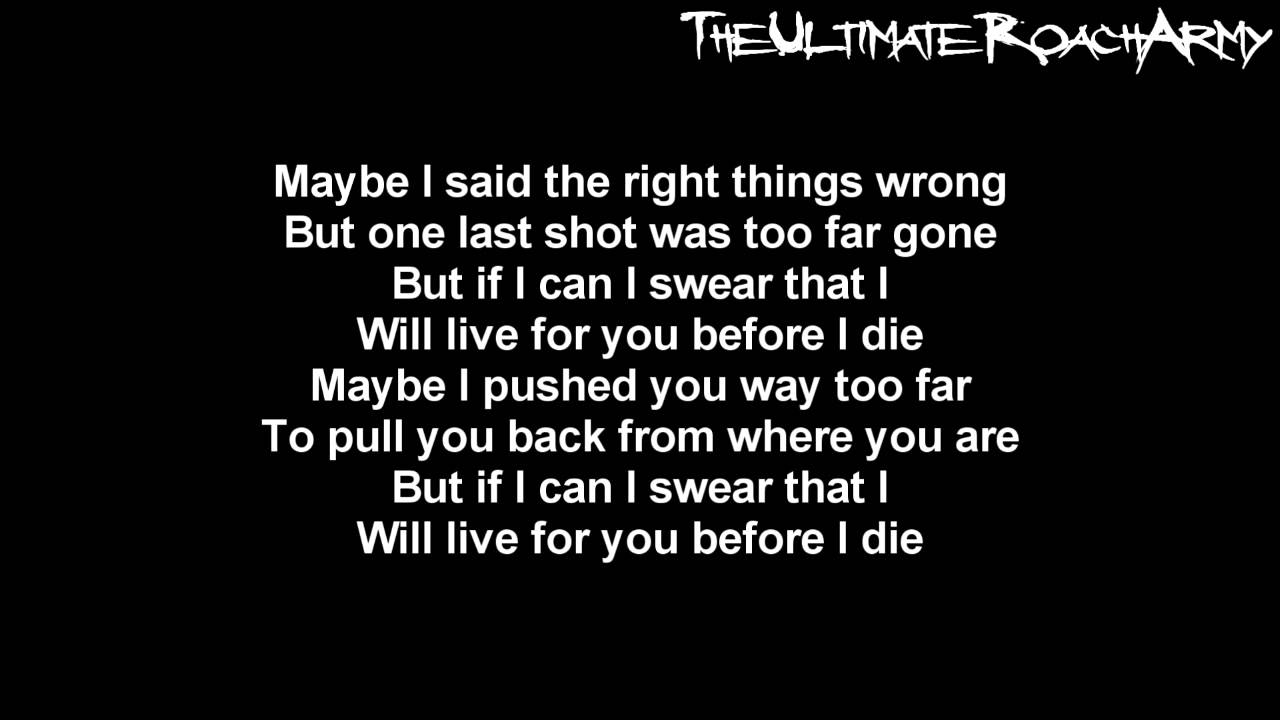 Papa Roach - Before I Die