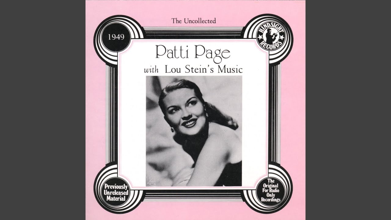 Patti Page and Lou Stein's Music - I Can't Get Started