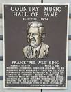 Pee Wee King - Country Music Hall of Fame 1974