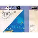 Melody and Percussion for Two Pianos