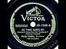 Rudy Vallée - As Time Goes By