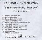 The Brand New Heavies - I Don't Know Why (I Love You): The Remixes